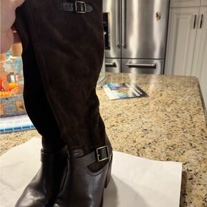 Jessica Simpson Dark Brown Suede Boots